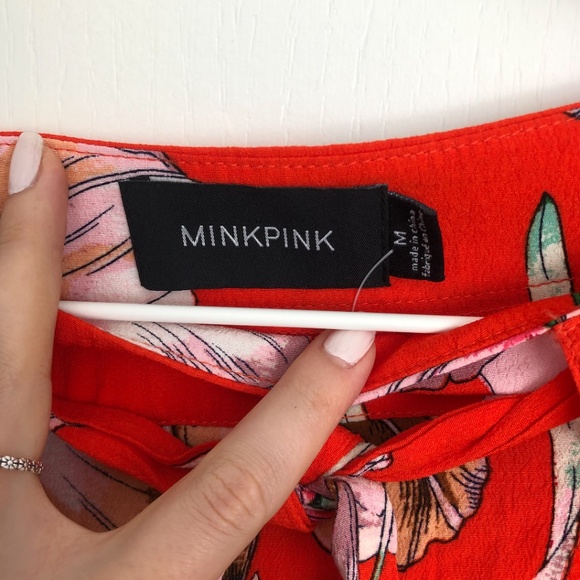 MINK PINK Floral Slit Skirt - Picture 2 of 3